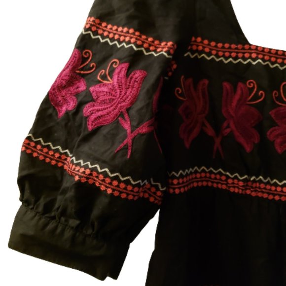 Victoria Secret's Modo International Embroidered Boho  Dress - Picture 4 of 5